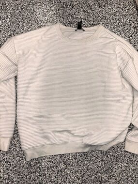 Forever 21 Women's Ribbed Crewneck Sweater - Cream